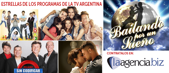 Contratar estrellas de TV argentina